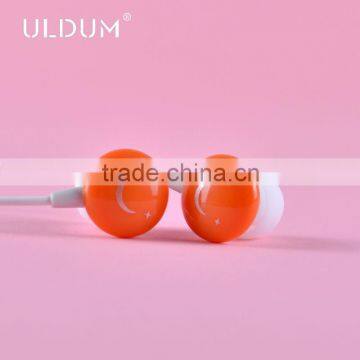 custom bulk novelty cheap fashion plastic earphone headphone