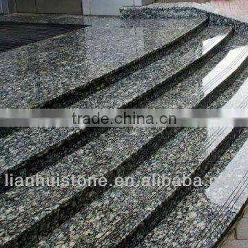 spray white granite stairs