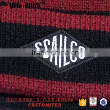 Small Order Beanies Custom Jacquard 100% Acrylic Cheap Beanies photo-2