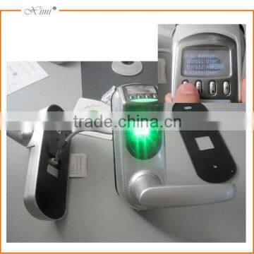 Black and Silver Color Optional Biometric Fingerprint Door Lock With USB Communication to Store the Record L7000 Douch Latch photo-2