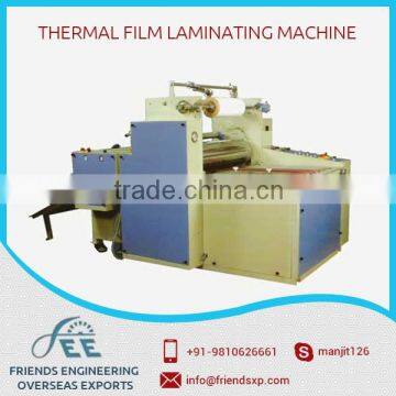 Long Lasting and Sturdy Thermal Film Laminating Machine Available