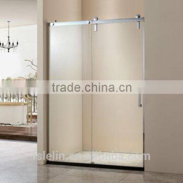 Foshan Lelin 304# stainless steel bath shower enclosure cabin vanity with 8~10mm tempered glass SS-25