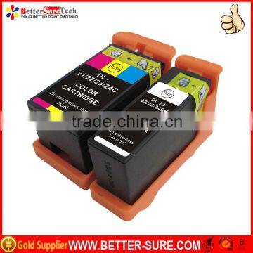 Dell21/22/23/24 new compatible Ink Cartridge for Dell21/22/23/24 inkjet cartridge for Dell printer