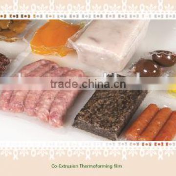 Good quality high barrier top & bottom thermoforming film for meat packing to keep fresh with FDA