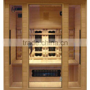 combination conventional sauna and far infrared sauna