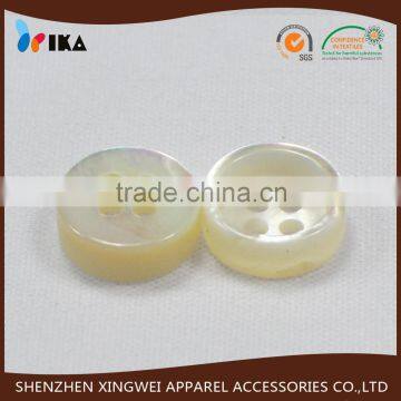 white natural shell button for shirt for luxury event