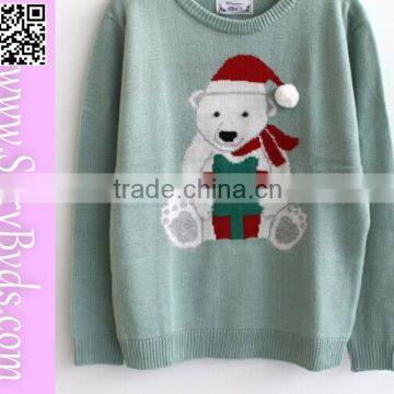 Adult ugly christmas sweater wholesaler with polar bear