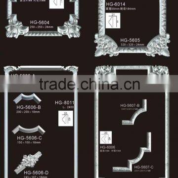 pu Polyurethane Elegant Corner and Frames Moulding/pu Polyurethane Wall Corners and Frames Moulding for Interior Decoration