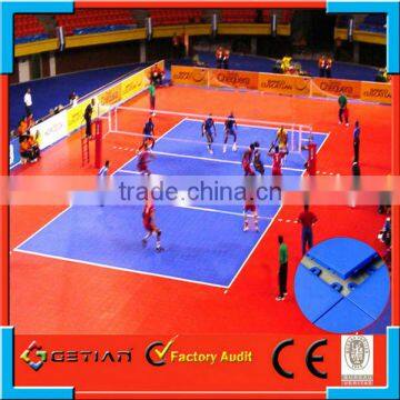 volleyball court flooring material