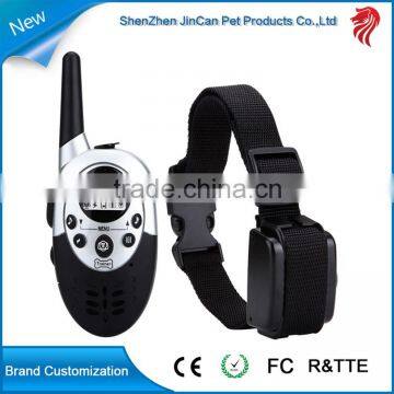 Portable white&black bark control collar