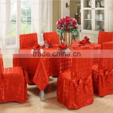 Polyester table cloth and chair cover