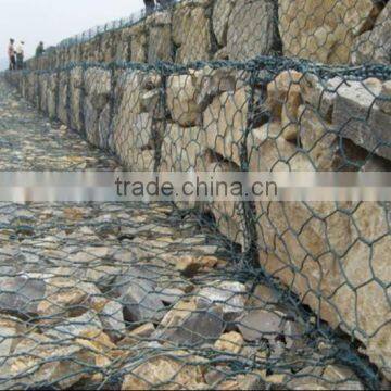 Stone cage for retaining wall/gabion baskets for controlling flood