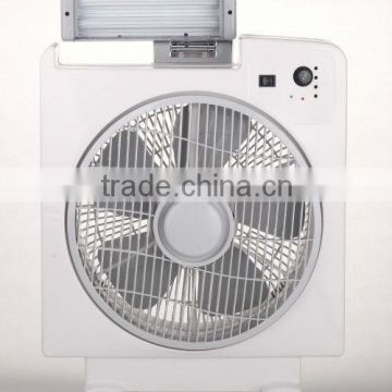 12"inches new design rechargeable box fan 2015