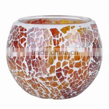Irregular Mosaic Glass Decorative Gift Candle Holder