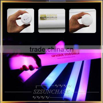 New design factory led glow stick, led foam baton for party
