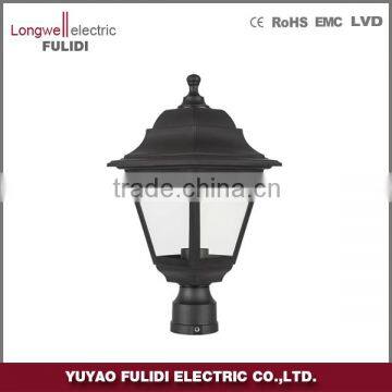 outdoor lantern stand/plastic outdoor pillar lamp/waterproof