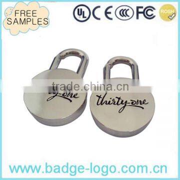 Mini Portable Lock, Silver Pendant for Souvenir