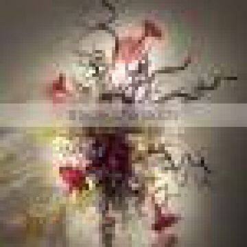 glass art wall decoration xo-9355 and hand blown glass wall decoration
