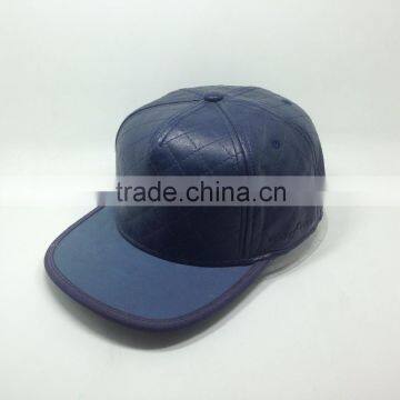 Leather Baseball Cap Biker Trucker Outdoor Sports Snapback Hats For Men Women Wholesale photo-2