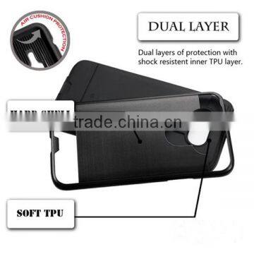 C&T Dual Layer Shockproof Tough Brushed Hybrid Armor Rubber TPU Protective Case For LG G5 photo-4