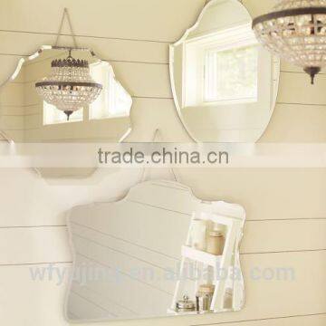 Custom Decorative frameless mirror with safty back