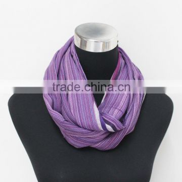 Fashion New Good Quality Soft Warm Solid Color Purple Cotton Scarf