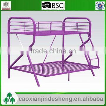 2015 new design kids use metal twin over full bunk bed - Purple Finish TF- 20