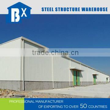 Suitable for Project Big Span Durable Design Prefabricated Industrial Warehouse