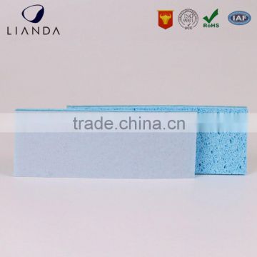 green scouring pad with cellulose sponge,scrub sponge pad within cellulose sponge,trade assurance kitchen scouring pad