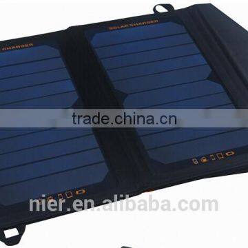 2016 latest portable solar charger High efficiency solar pannels 12 watts charge for mobile phones