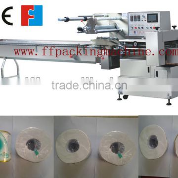 Toilet paper wrapping machine