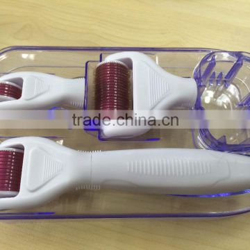 medical grade derma roller 4 in 1 derma roller with Disinfection tank ce certificate derma roller