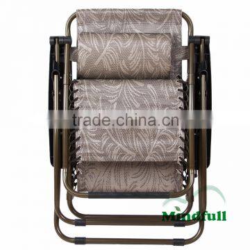 Outdoor Adjustable Zero Gravity Chair Portable Lounge Chair With Pillow photo-3