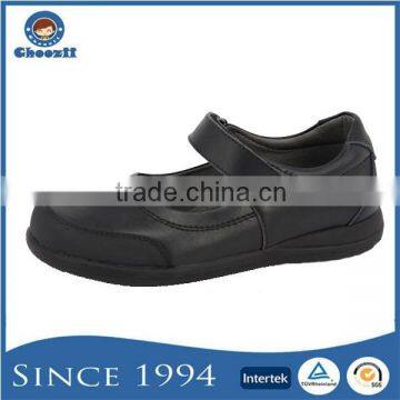 Hot sale durable children international school uniforms shoes with anti kick toe cap