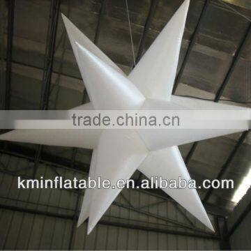 white inflatable star