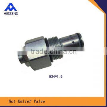 Hydraulic pressure excavator relief valve for DH55