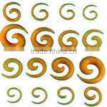 wholesale price ear spiral jewelry body piercing jewelry