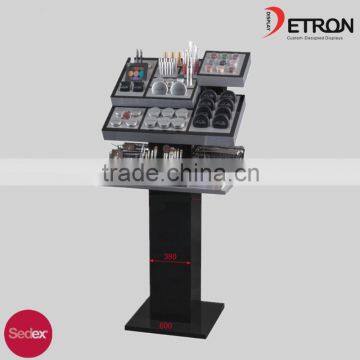 2016 fashion shopping mall acrylic cosmetic display unit