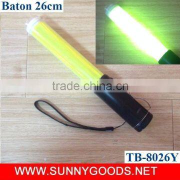 security device yellow torch led traffic light 26cm traffic wand