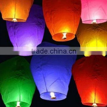 Sky Lanterns Paper Fire Candle / Flying Party Lamp / fly papaer lantern