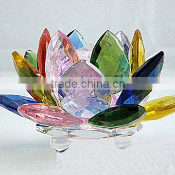 Crystal lotus flower for lovers' gift