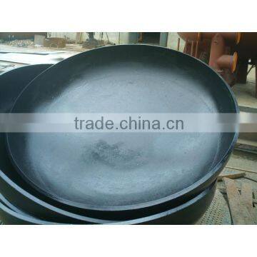 carbon steel and stainless steel pipe cap fitting,dish end