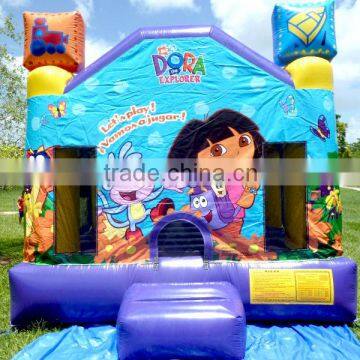 Dora Explorer Moonwalk, Dora Theme Inflatable Bounce House photo-3