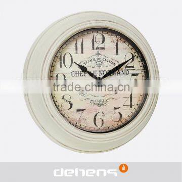 DEHENG 16'' wall clock antique coffee shop wall clock