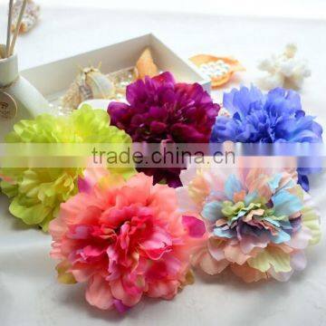 Wedding Artificial Gerbera Daisy Flower Thousand Layer Chrysanthemum Hair Flower Clip