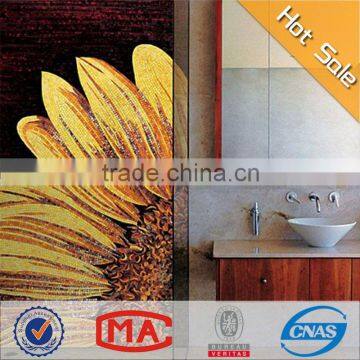 HF JY-JH-S01-A high quality handmade glass mosaic mural wallpaper guangzhou wholesale natural scenery wall picture