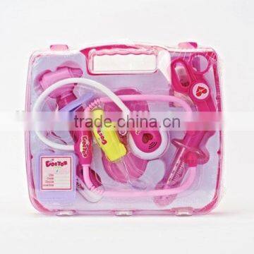 hot sale! girls beauty toy Funny kid doctor play set with light toy gift Medical toy include battery TD15080002