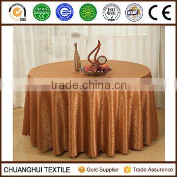 100% polyester jacquard round table cloth