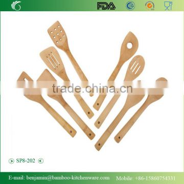 SP8-202/ 8 Piece Bamboo Kitchen Cooking Utensil, Bamboo Cooking Tool ,Bamboo Utensil Set