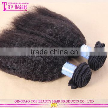 Grade 6A double wefts tangle free 100% unprocessed kinky straight hair weave malaysian hair wholesale distributors